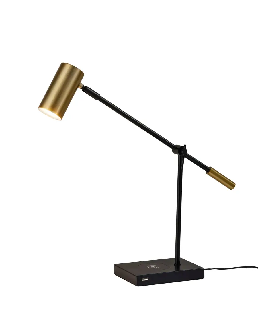 Collette AdessoCharge LED Desk Lamp with Wireless Charging