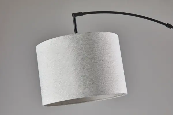 Bowery Arc Floor Lamp in Matte Black - Image 3
