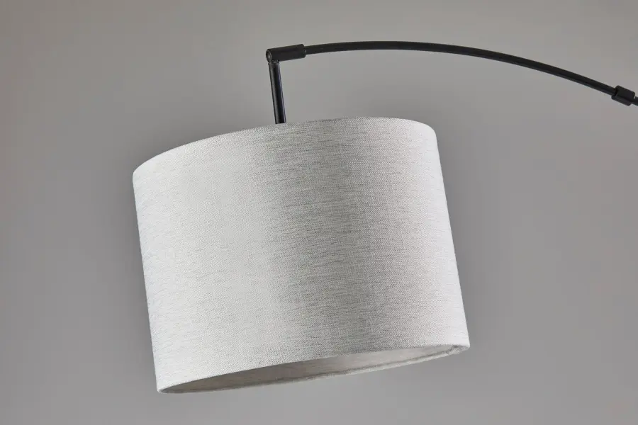 Bowery Arc Floor Lamp in Matte Black - Image 3