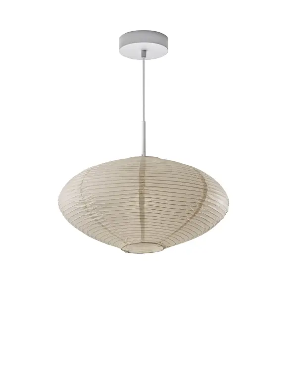 Alana Off-White Paper Pendant Light