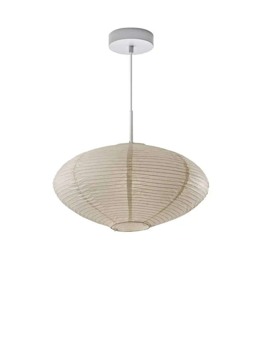 Alana Off-White Paper Pendant Light