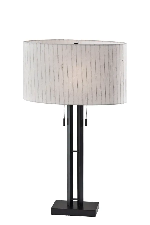 Sleek Contemporary Table Lamp with Dual-Light Control