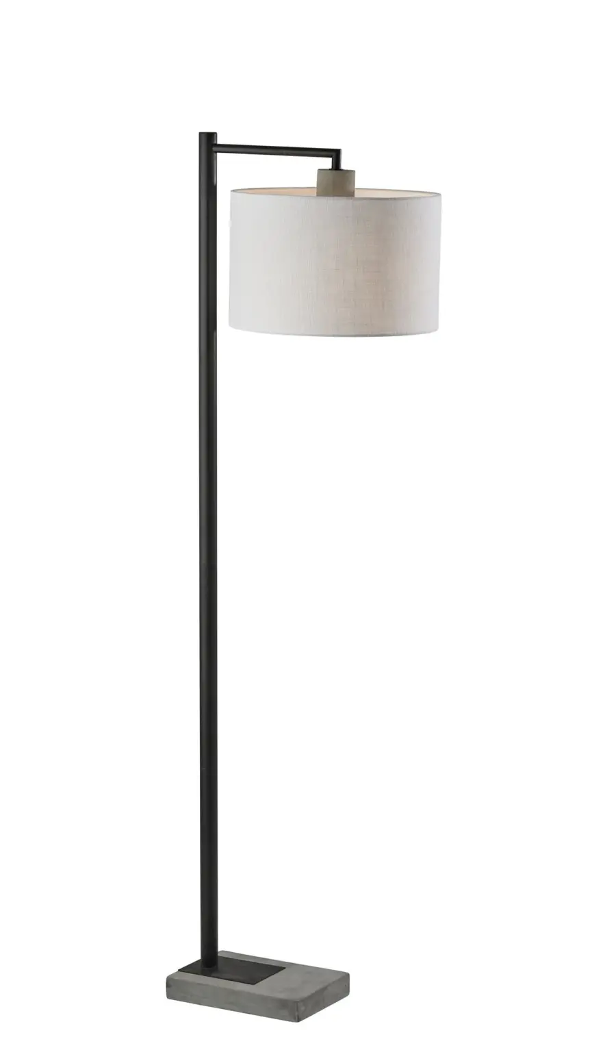 Industrial Style Meets Warm Texture in This Statement Floor Lamp