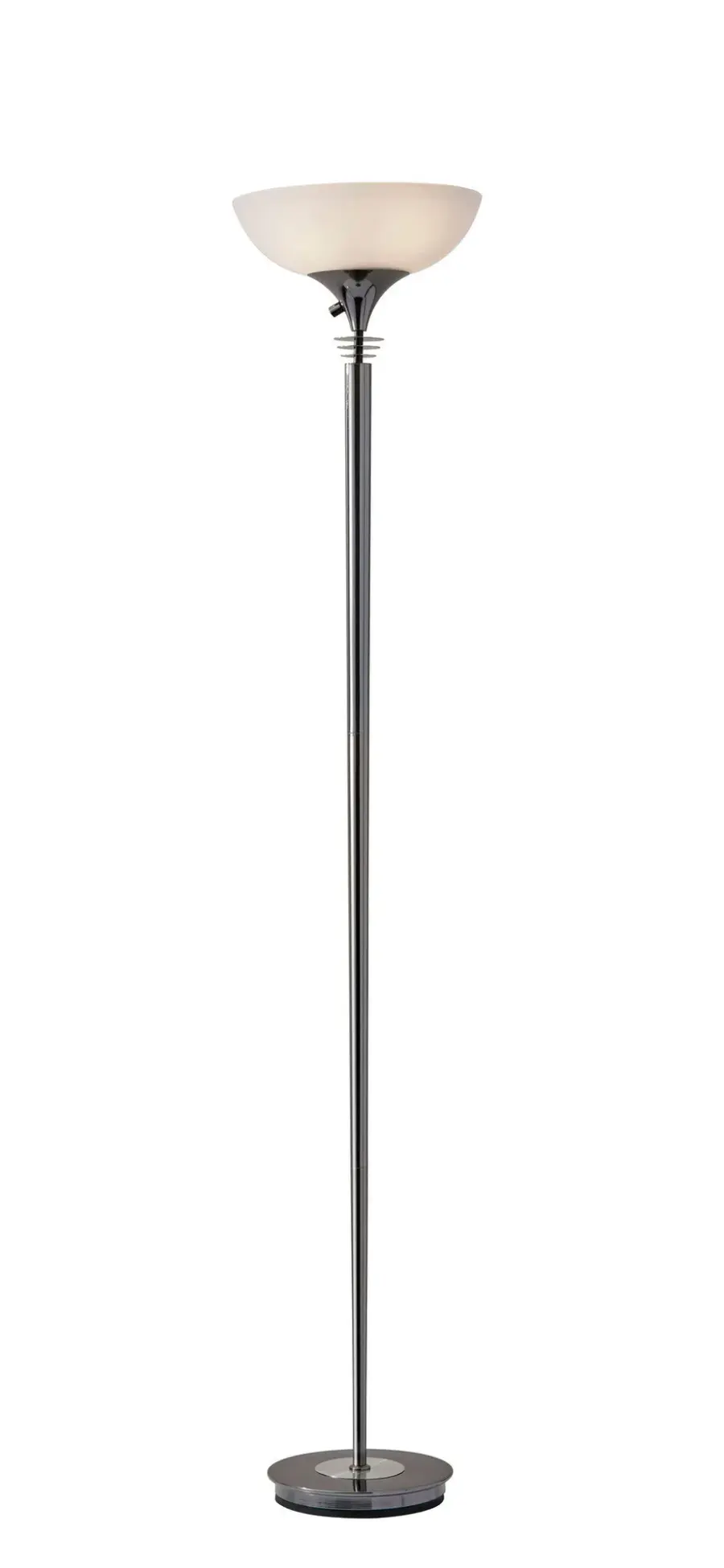 Metropolis Floor Lamp in Black Nickel