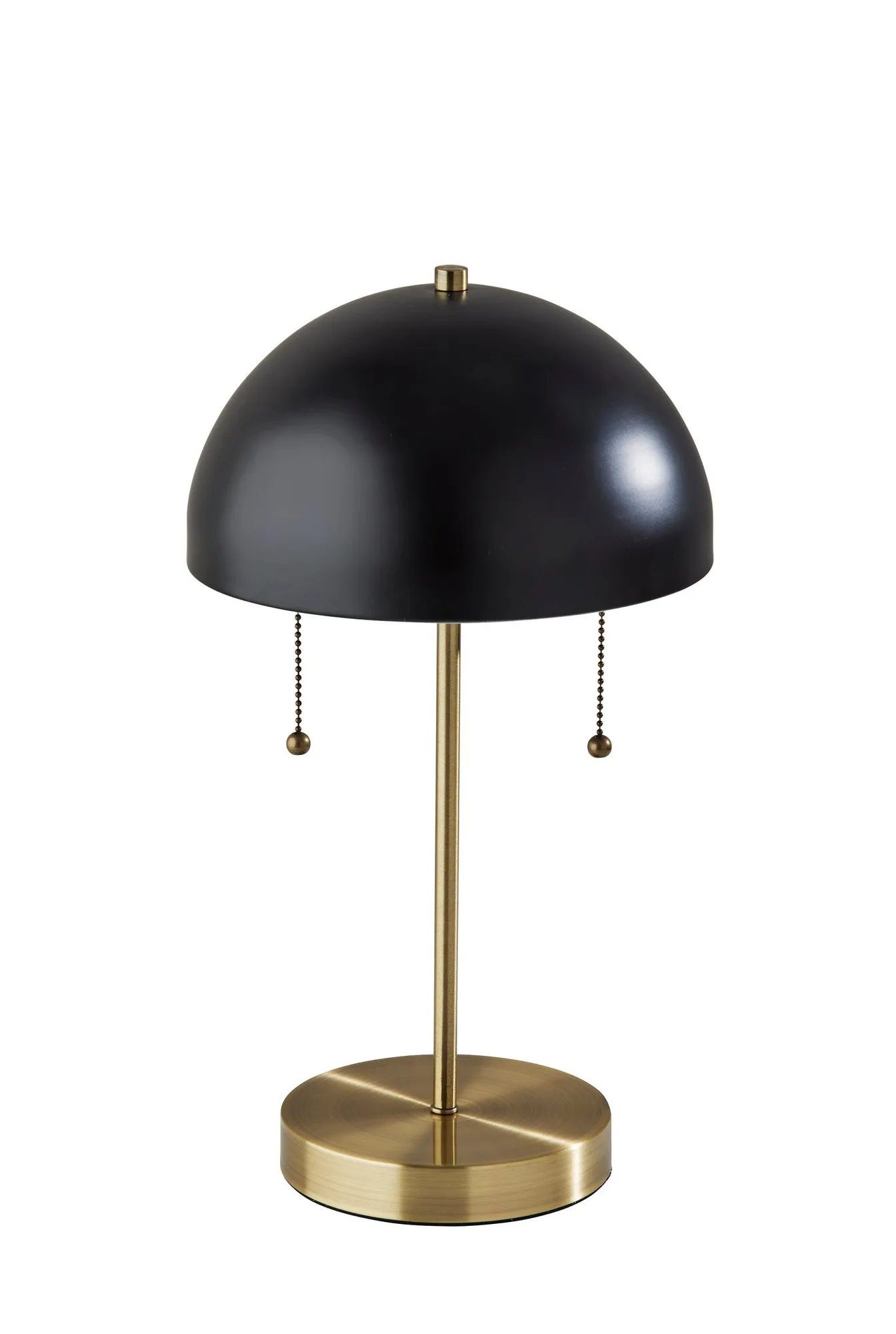 Bowie Table Lamp - Antique Brass & Black