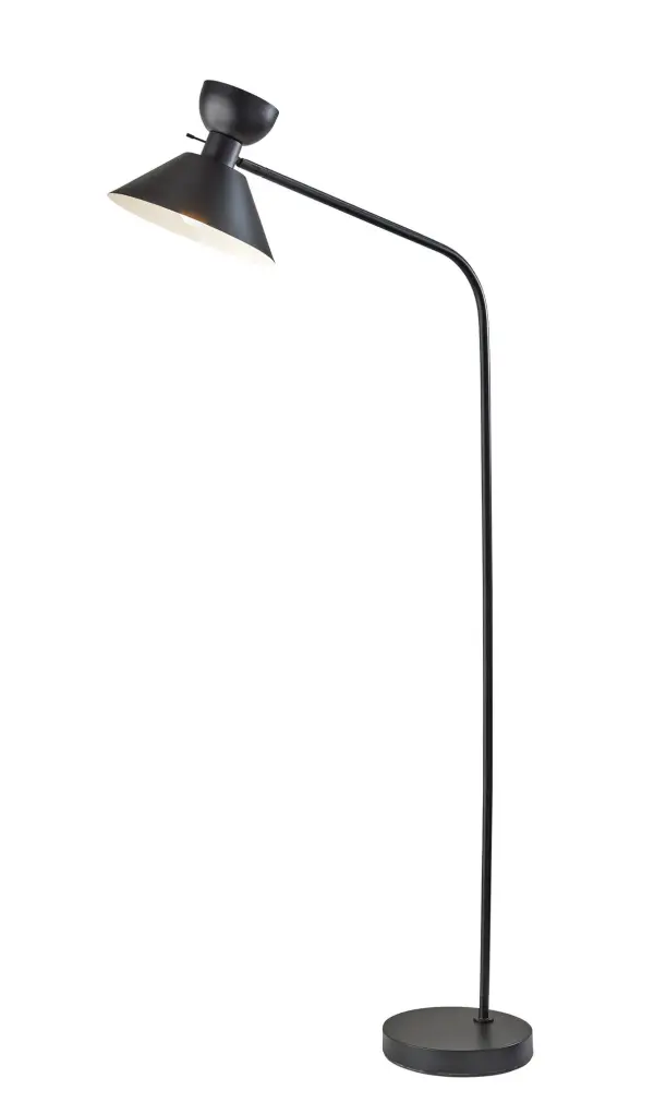 The Duke Floor Lamp combines industrial-chic design with practical functionality. Its striking 67.5-inch height and arched arm with 34-inch reach make it perfect for directing light exactly where needed in modern and transitional spaces.
