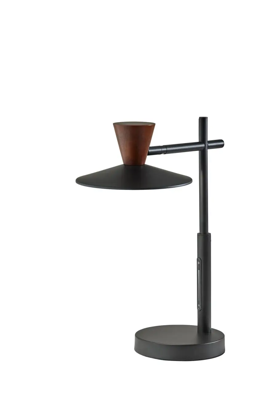 Elmore LED Desk Lamp with Walnut Wood Accent