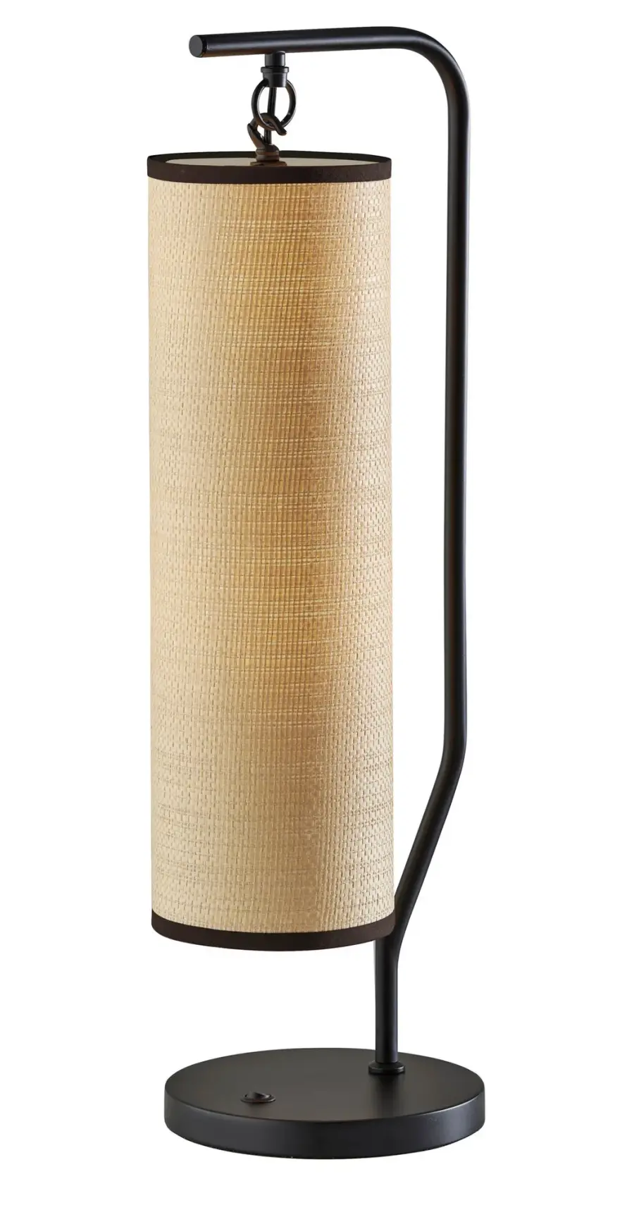 Contemporary Elegance Meets Natural Texture in Versatile Table Lamp