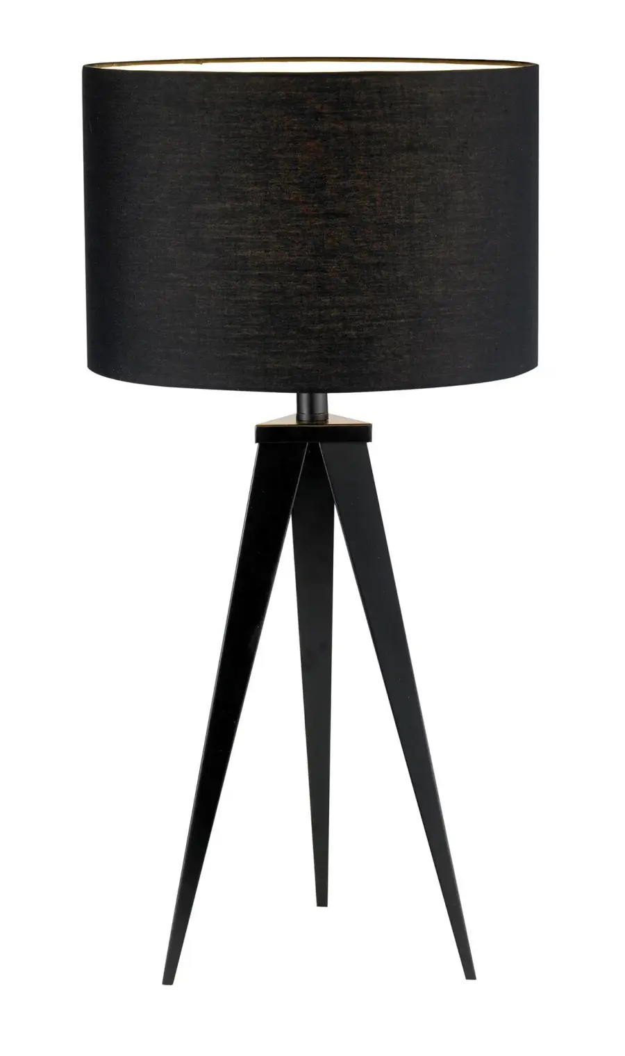 Contemporary Tripod Table Lamp with Clean Lines and Hidden Cord Design
