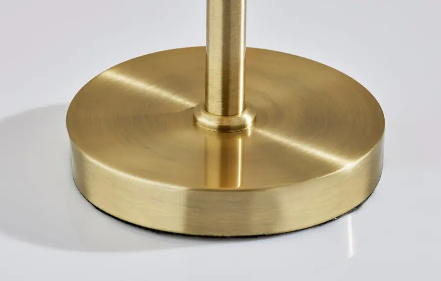 Classic Brass Elegance with Dual-Socket Versatility - Image 4