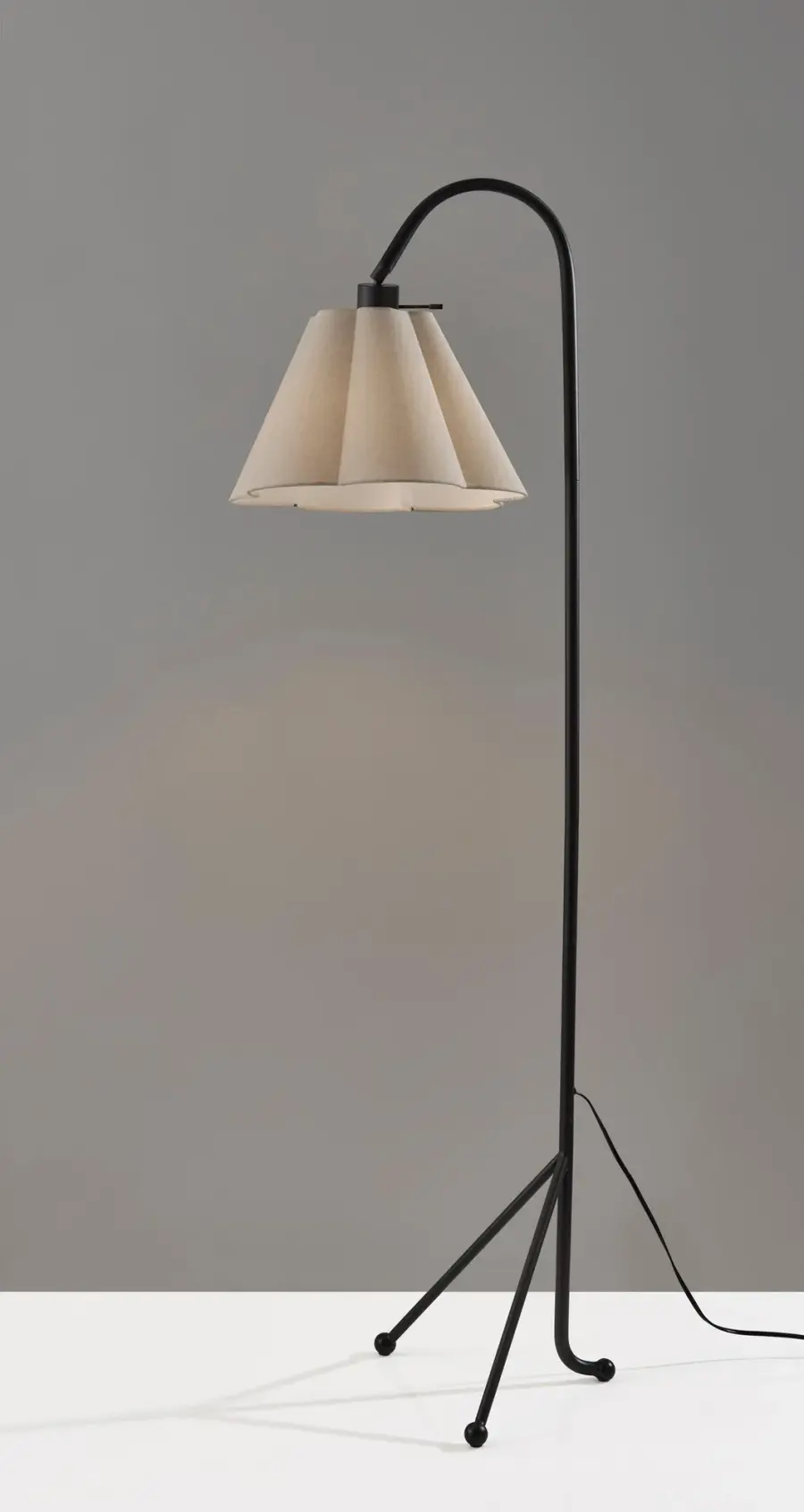 Elegant Modern Floor Lamp with Architectural Tripod Base - Image 4