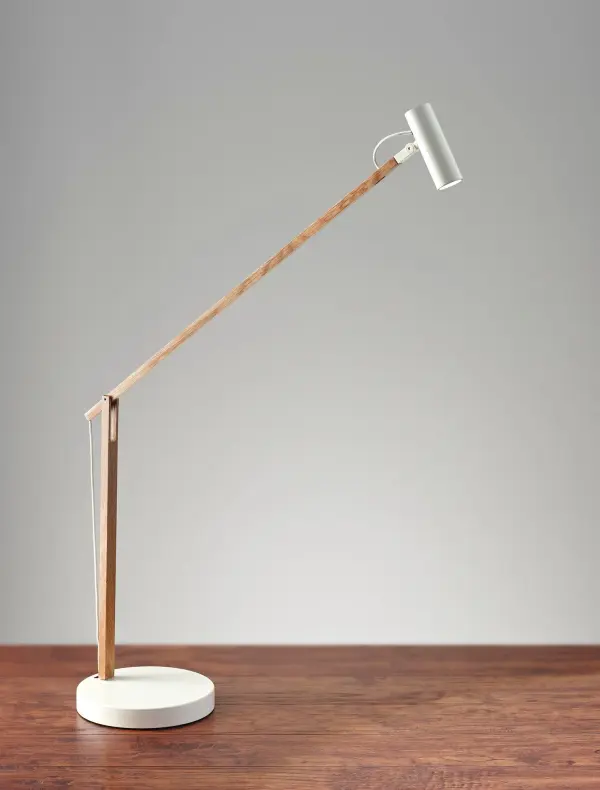 ADS360 Crane LED Desk Lamp in Natural Ash Wood - Image 3