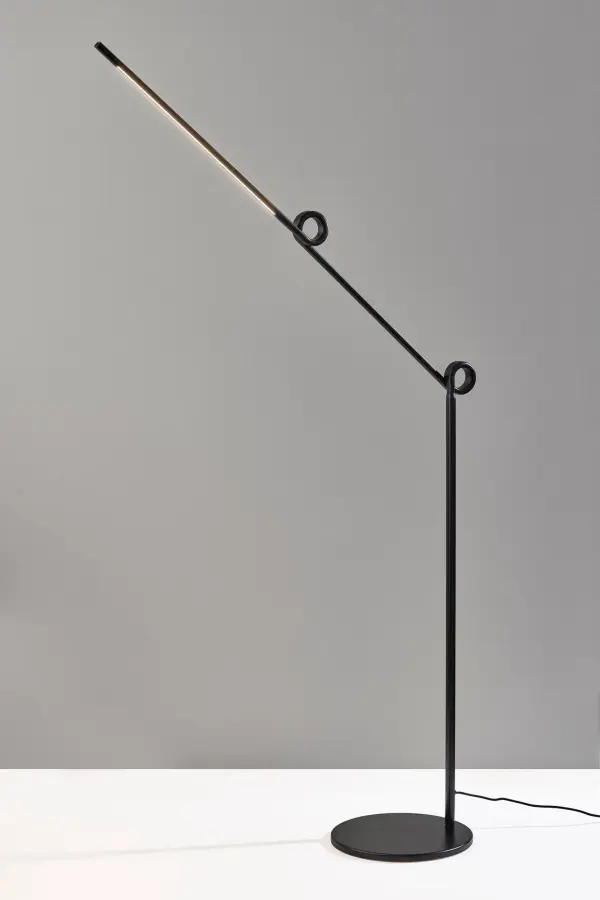 Knot LED Floor Lamp in Black - Image 6