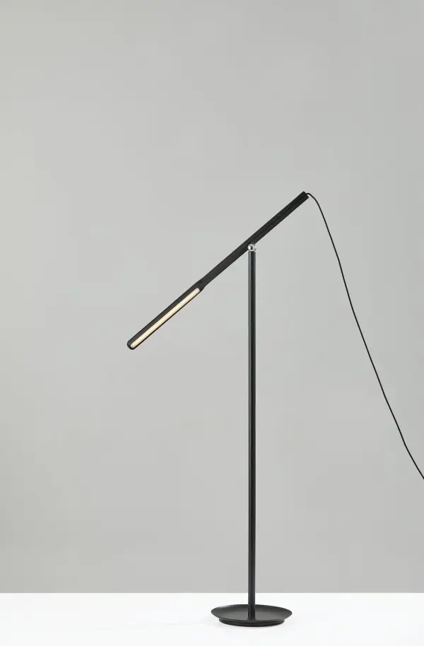 ADS360 Gravity LED Floor Lamp in Black Ash Wood - Image 3