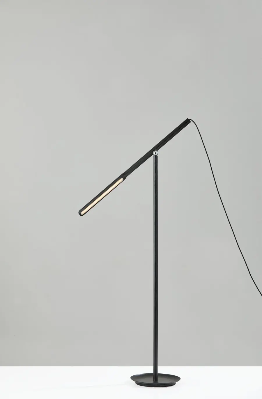 ADS360 Gravity LED Floor Lamp in Black Ash Wood - Image 3
