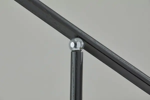ADS360 Gravity LED Floor Lamp in Black Ash Wood - Image 4