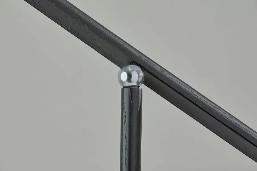 ADS360 Gravity LED Floor Lamp in Black Ash Wood - Image 4