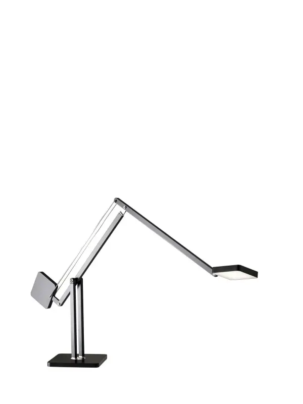 The Cooper LED Desk Lamp features a unique gravity-based counter-balance system that maintains smooth adjustability without loosening over time. With 600 lumens of dimmable warm light and extensive reach adjustment, it combines functional engineering with minimalist design.