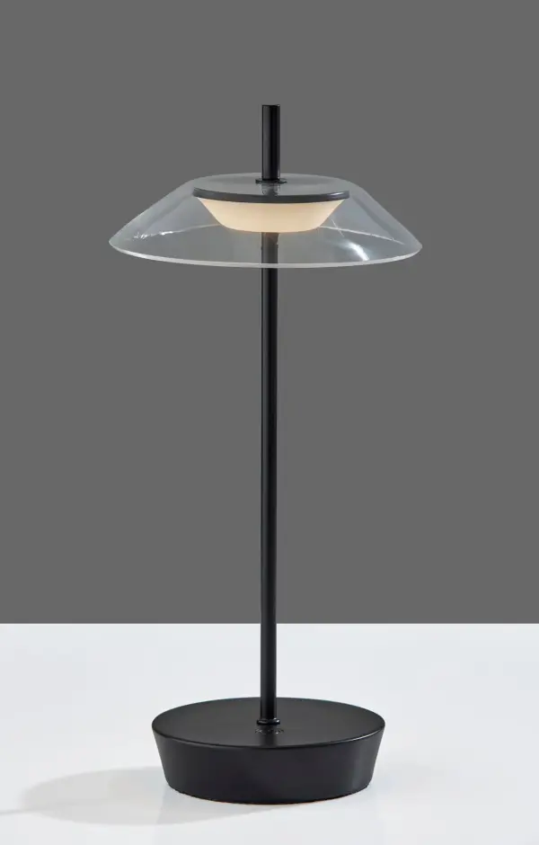 The Ako LED Cordless Table Lamp combines modern design with practical portability. Featuring a rechargeable battery, 4-way touch dimming, and compact size, it's perfect for flexible lighting anywhere in your home or outdoor spaces. - alternate view