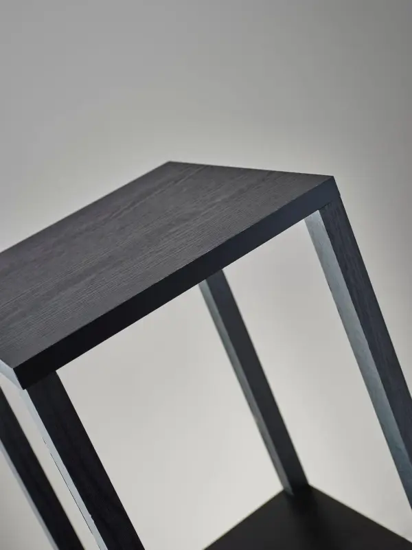 Lawrence Tall Pedestal in Black - Image 3