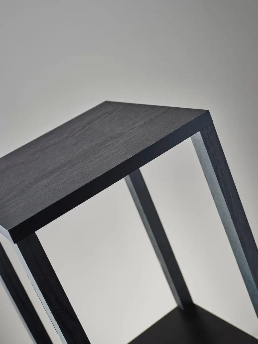 Lawrence Tall Pedestal in Black - Image 3