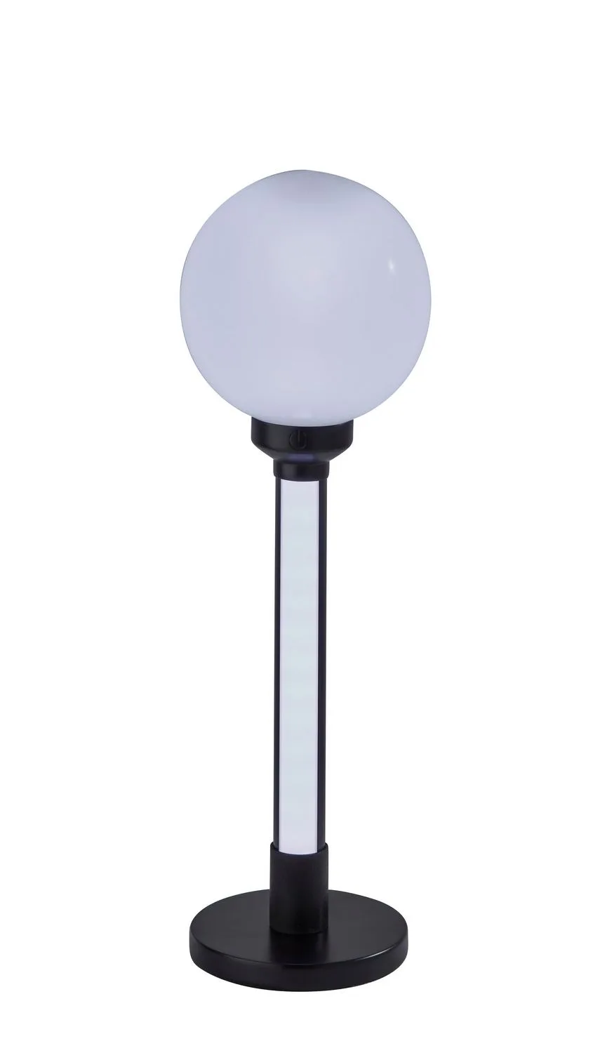Astra LED Table Lamp in Black, White Plastic