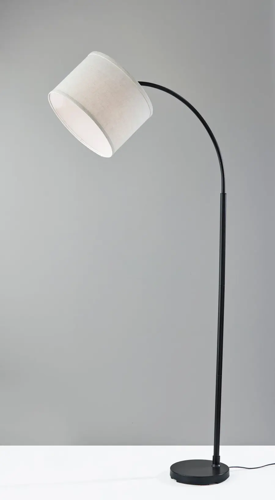 Jace Arcing Floor Lamp with Adjustable Shade - Image 3