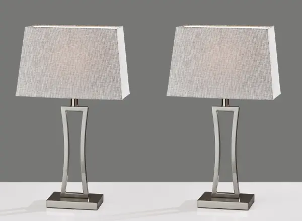 Modern Matching Pair with Open Frame Design & Textured Shades - Image 6