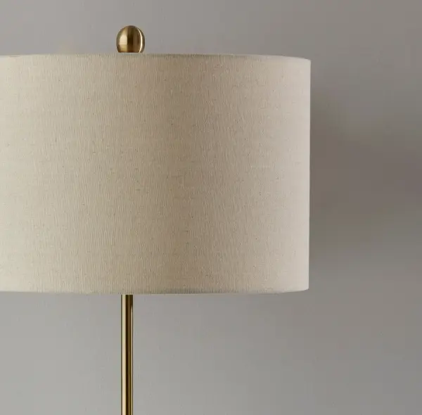 Barton Adjustable Table Lamp in Antique Brass - Image 5
