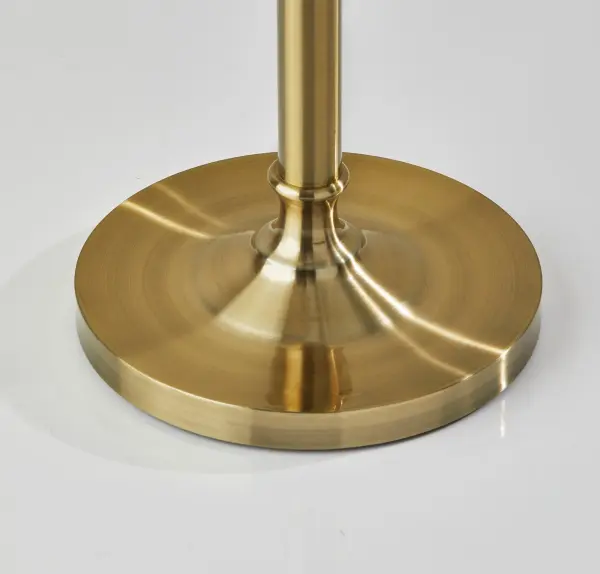 Barton Adjustable Floor Lamp in Antique Brass - Image 5