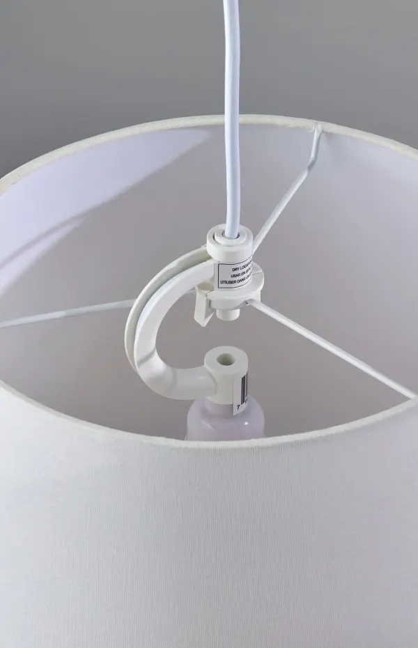Natural Drum Portable Pendant with Rope Trim - Image 3