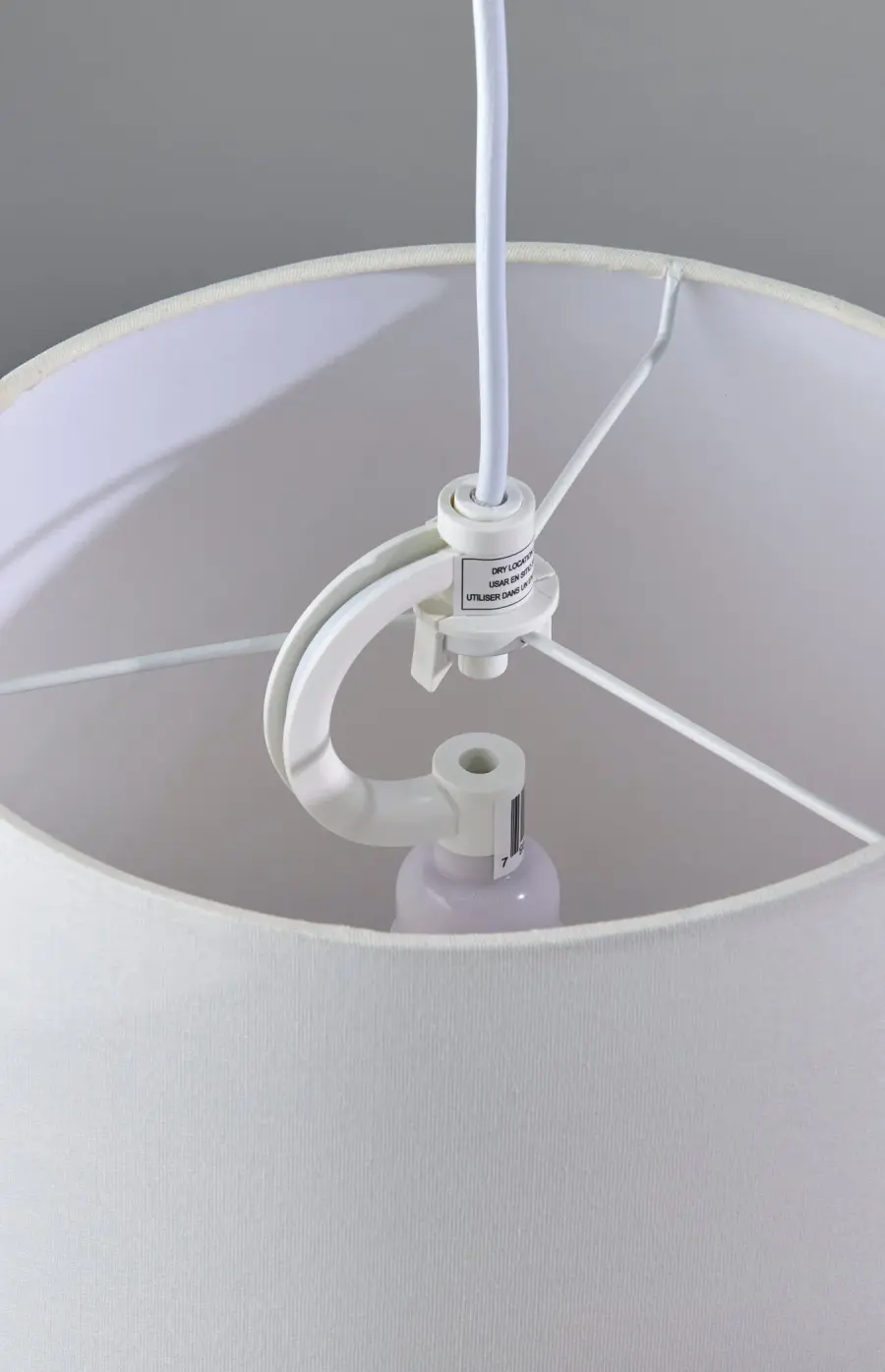 Natural Drum Portable Pendant with Rope Trim - Image 3