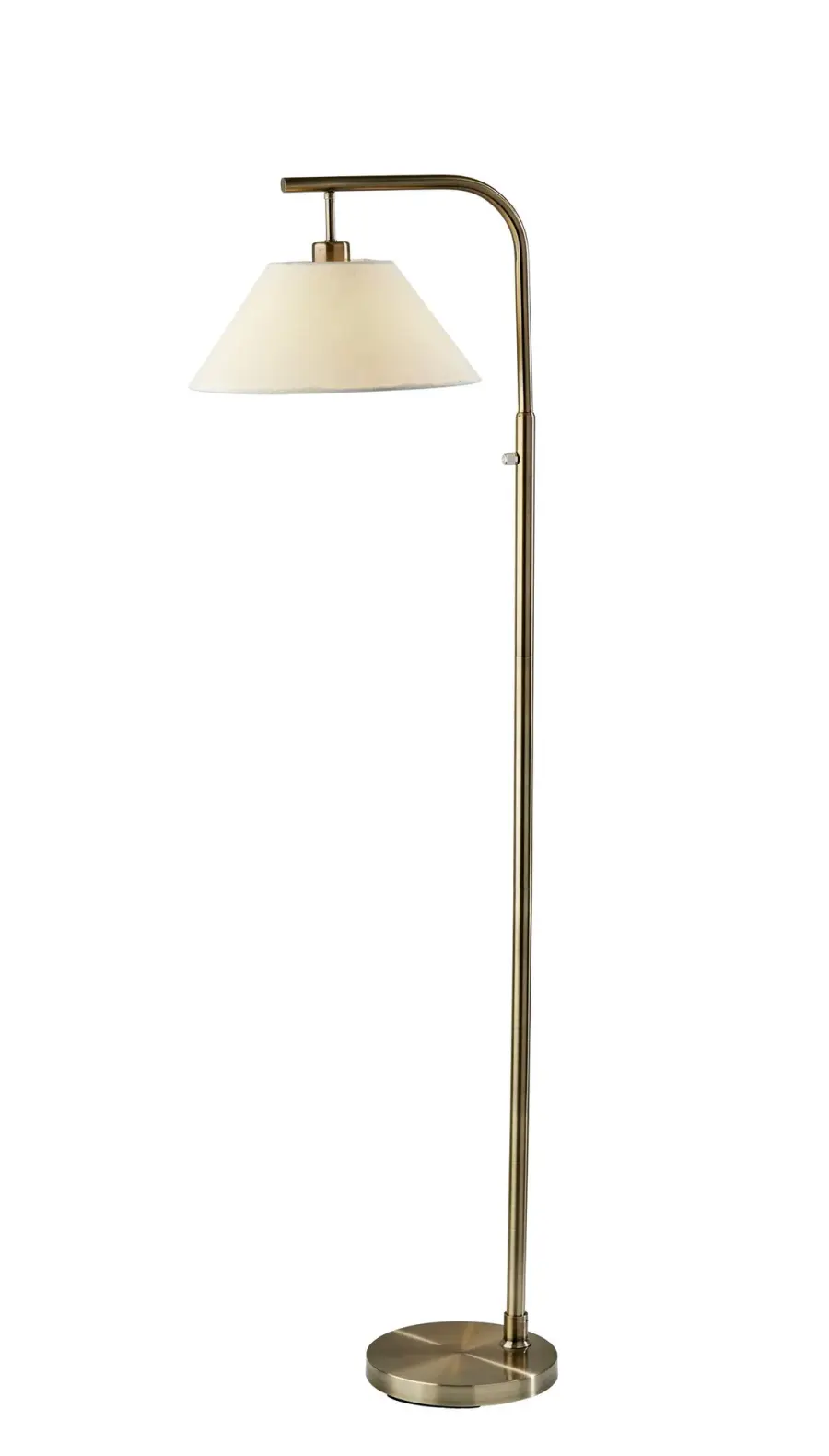 Hayes Floor Lamp - Antique Brass - Image 1