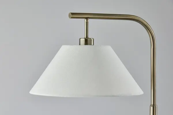 Hayes Floor Lamp - Antique Brass - Image 3