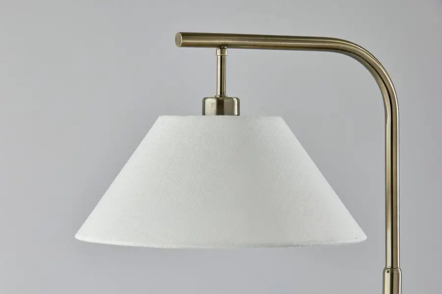 Hayes Floor Lamp - Antique Brass - Image 3