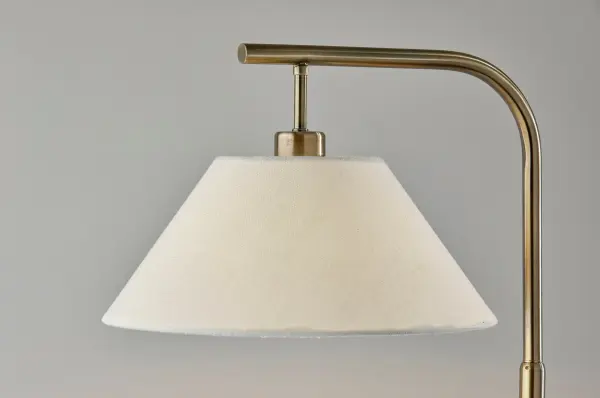 Hayes Floor Lamp - Antique Brass - Image 4