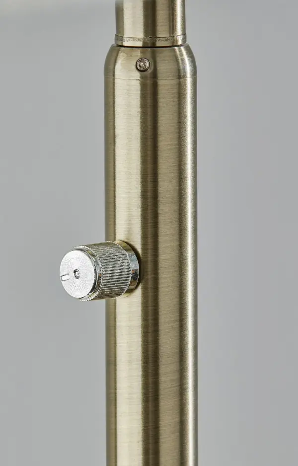 Hayes Floor Lamp - Antique Brass - Image 6