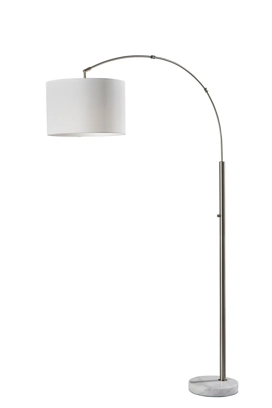 Rigley Arc Floor Lamp with Marble Base - Image 1