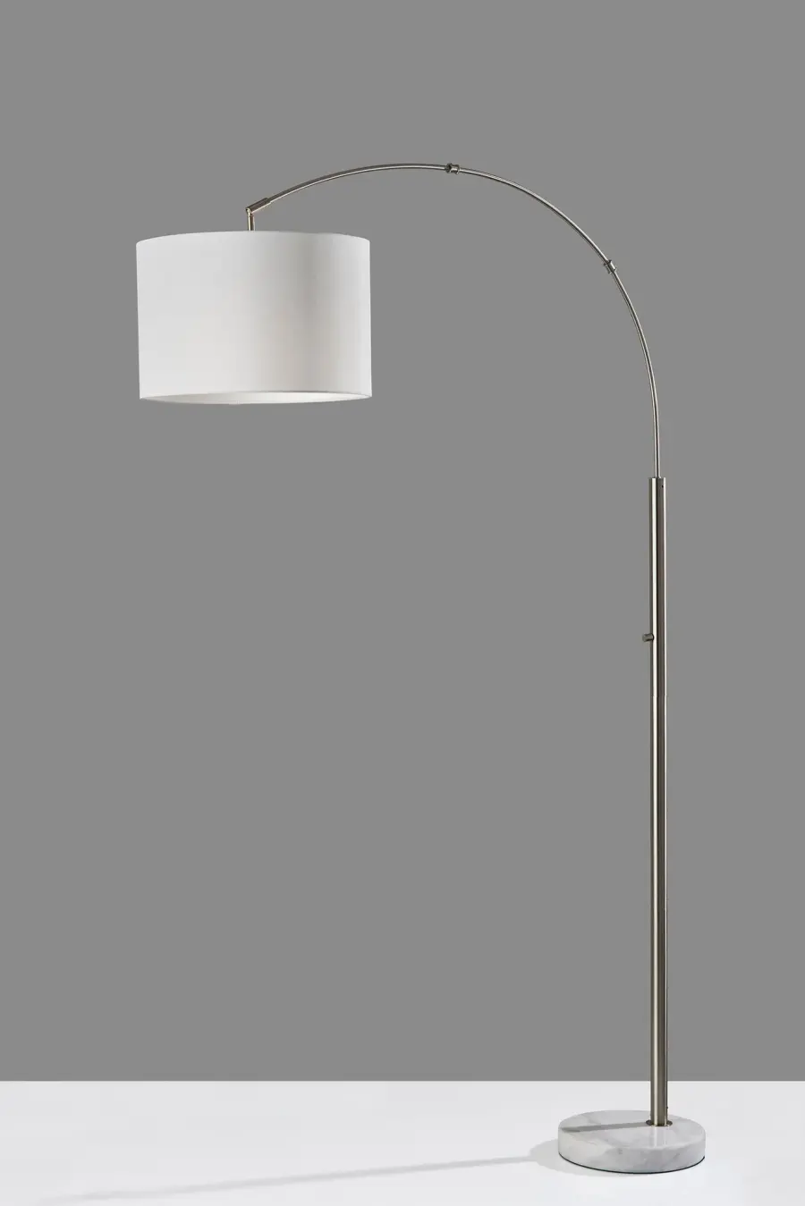 Rigley Arc Floor Lamp with Marble Base - Image 3
