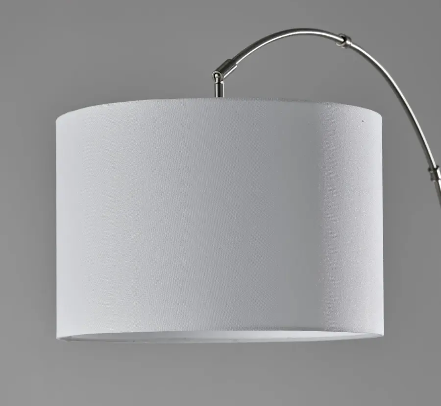 Rigley Arc Floor Lamp with Marble Base - Image 9