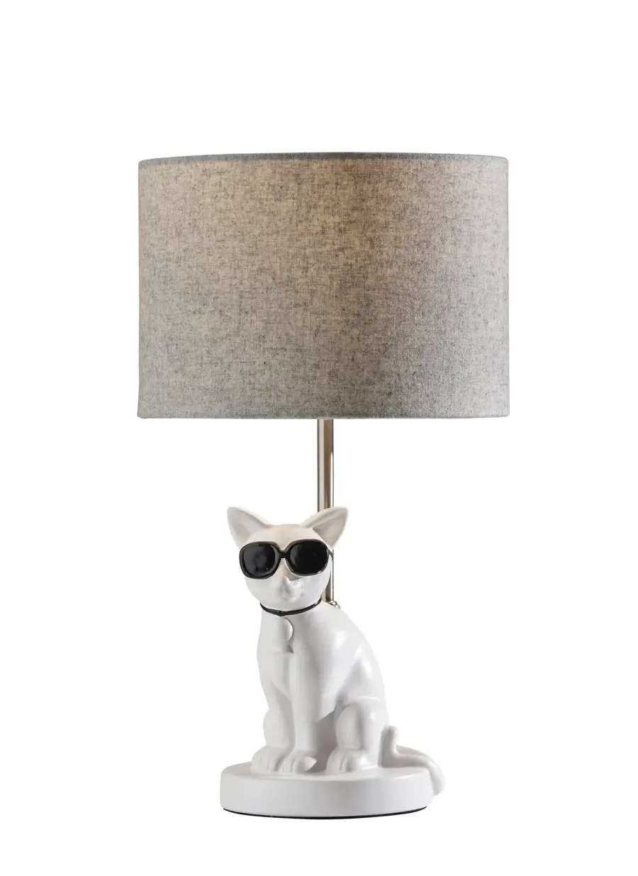 Sunny Cat Table Lamp with Sunglasses - Image 1
