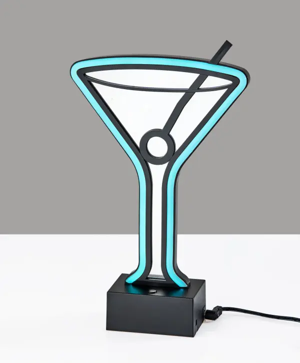 Infinity Neon Martini Glass Light - Image 3