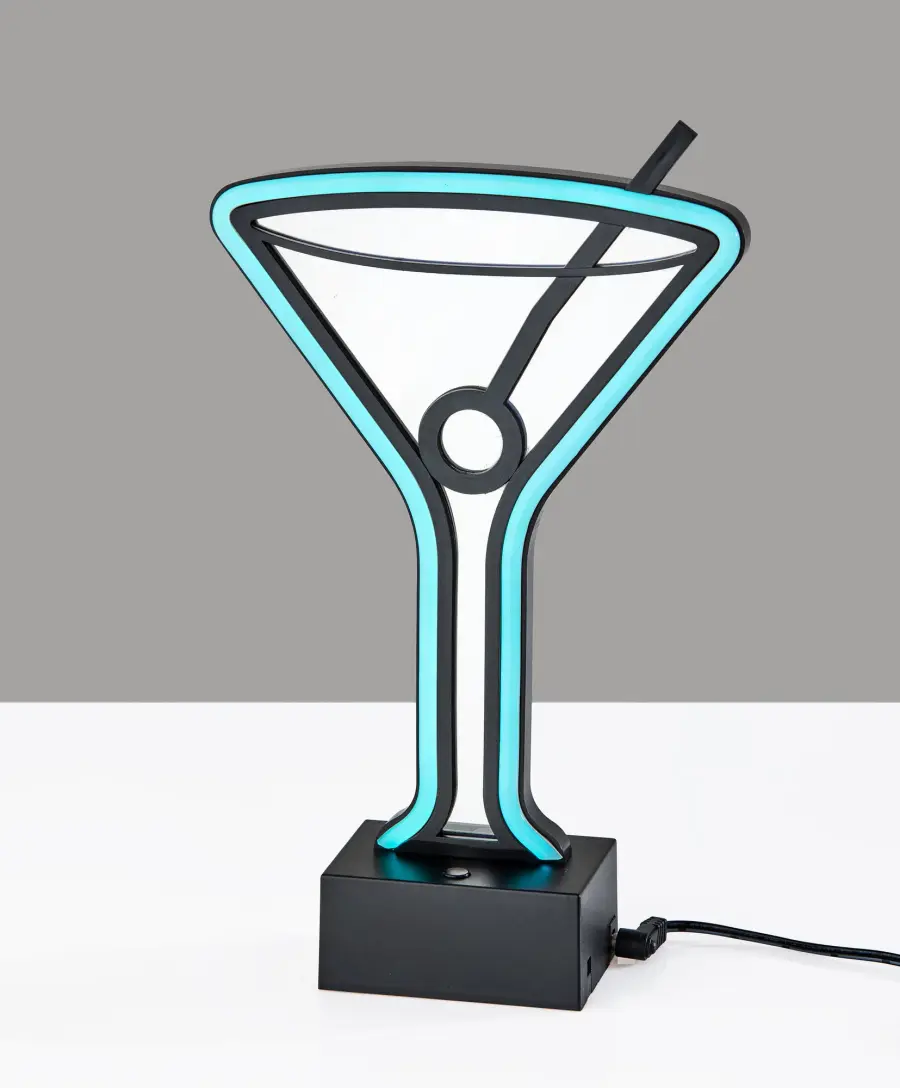 Infinity Neon Martini Glass Light - Image 3