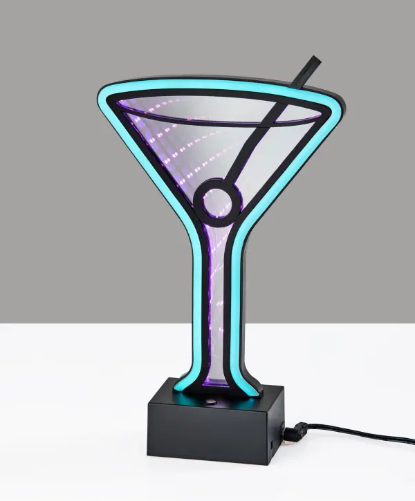 Infinity Neon Martini Glass Light - Image 4