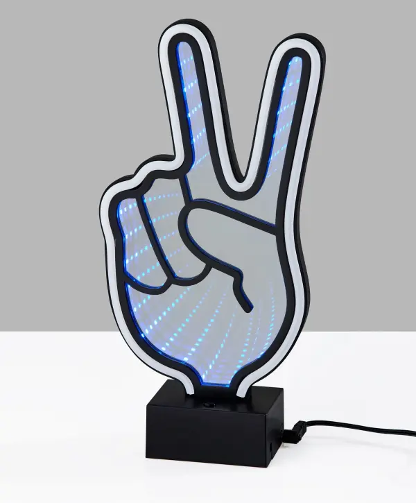 Infinity Neon Peace Sign Lamp - Image 5