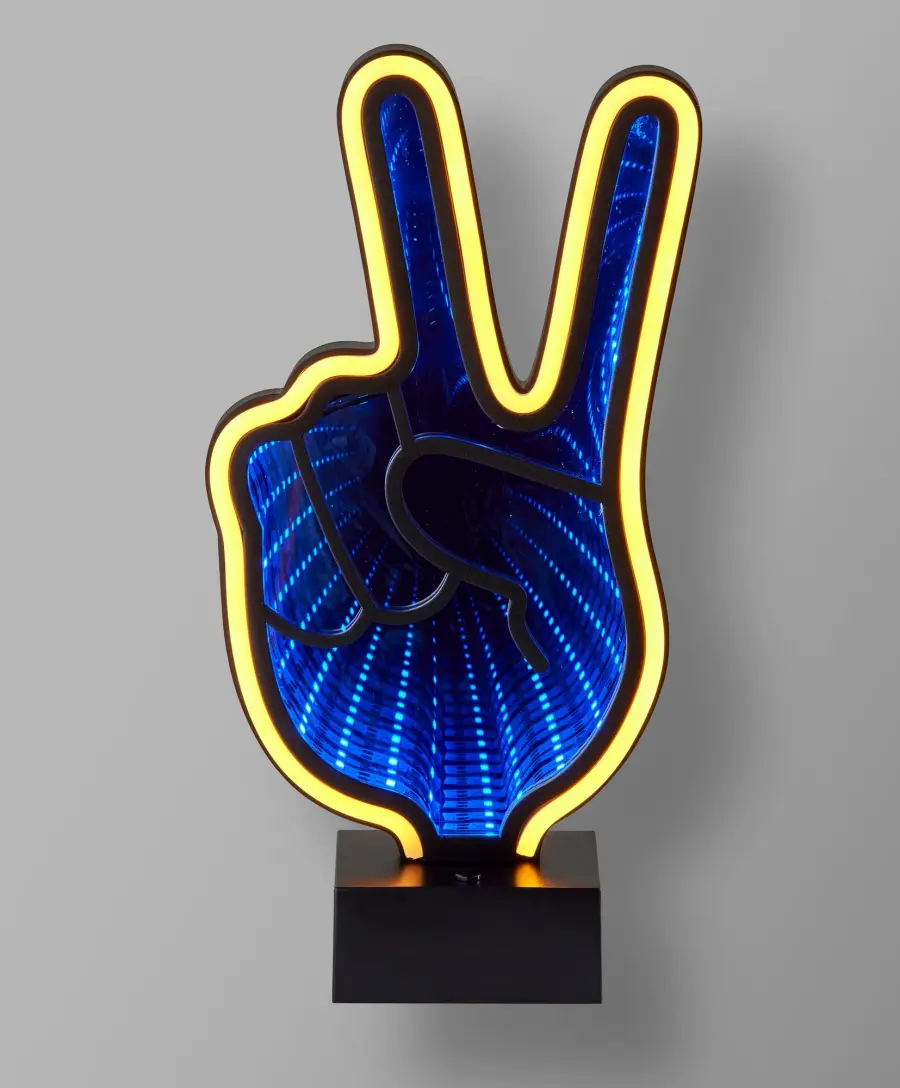 Infinity Neon Peace Sign Lamp - Image 8