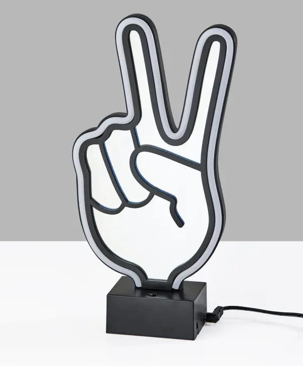 Infinity Neon Peace Sign Lamp - Image 9