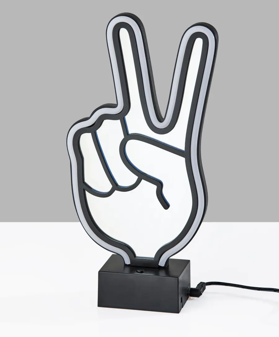 Infinity Neon Peace Sign Lamp - Image 9