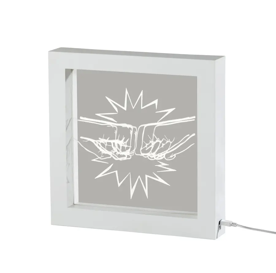 Fist Bump Video Light Box - Image 1