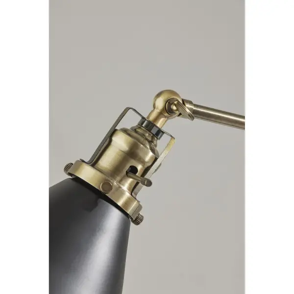 Compact Industrial Desk Lamp with Adjustable Shade - Image 3